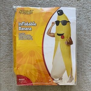Spirit Vibrant Yellow Inflatable Banana Halloween Costume